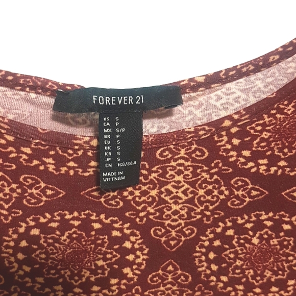 Forever 21 Medallion Print Trapeze Dress - Picture 7 of 9